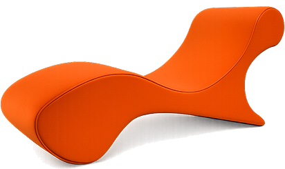 Tantra Chair in tangerine